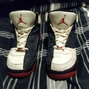 Custom jordan retro 13/air force 1s. Size 5.5.